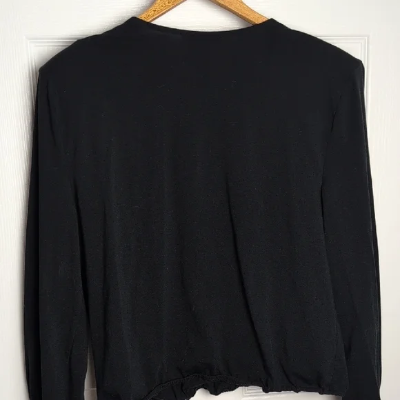 INC International Concepts Black Blouse - Picture 8 of 10